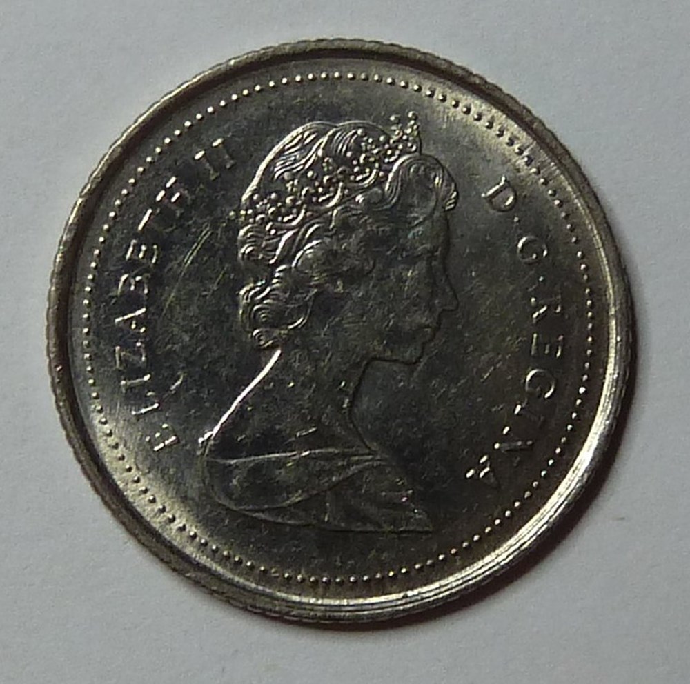 monnaies monde canada 10 cents 1986