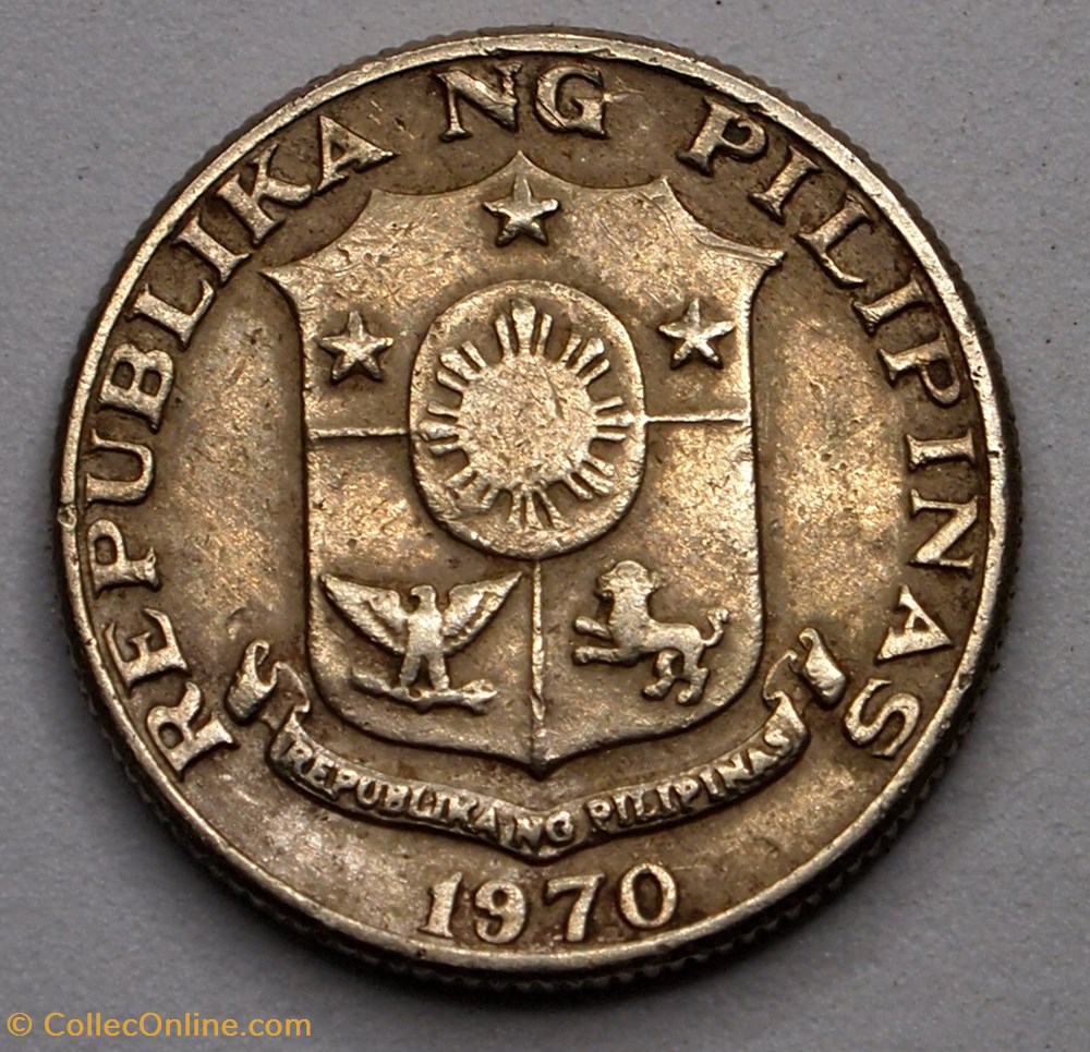 monnaie monde philippine 25 sentimos 1970