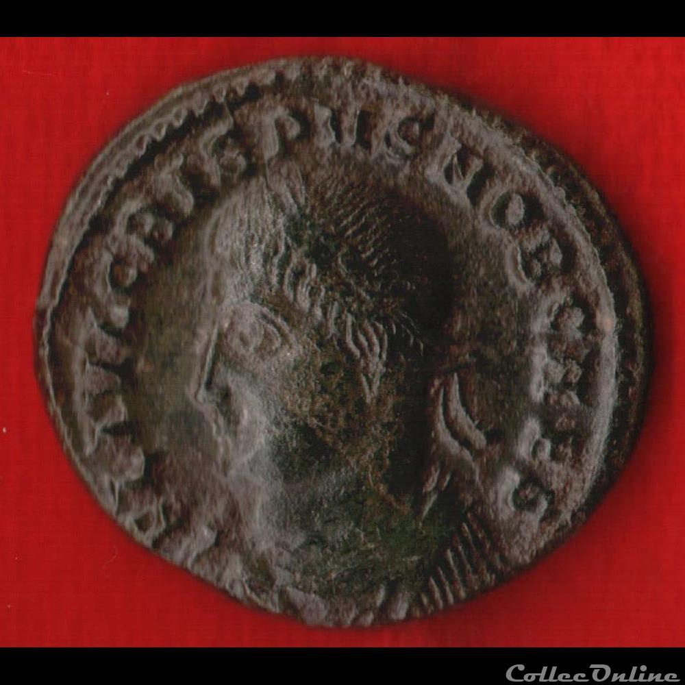 Crispus - Nummus ou Centenionalis - VOT 5ème anniversaire monnaies antiques romaines imperiales et republicaines crispus nummus ou centenionalis vot 5eme anniversaire