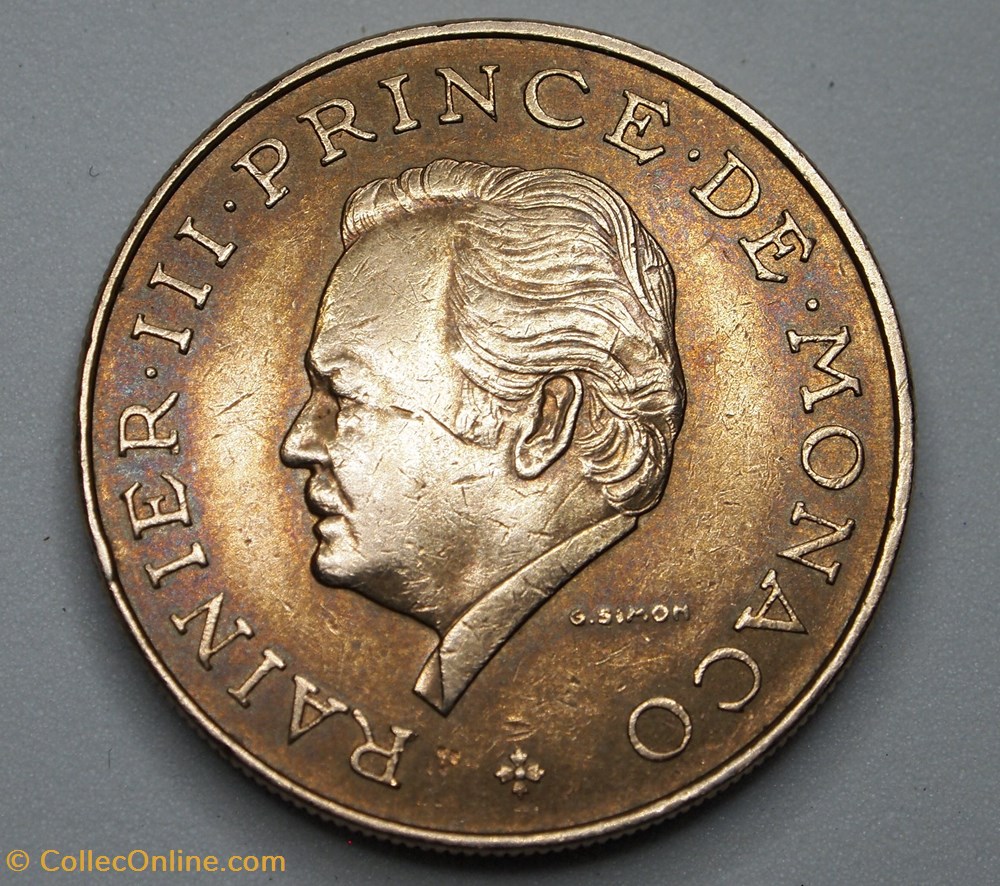 10 Francs - 1978 monnaie monde monaco 10 francs 1978