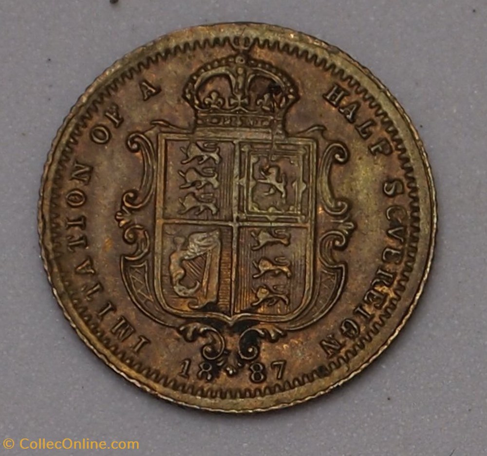 Jeton a id - 1887 monnaies jetons mereaux jeton a id 1887
