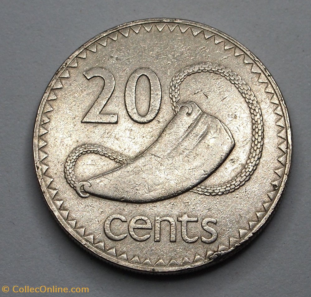 20 Cents - 1969 monnaie monde ile fidji 20 cents 1969