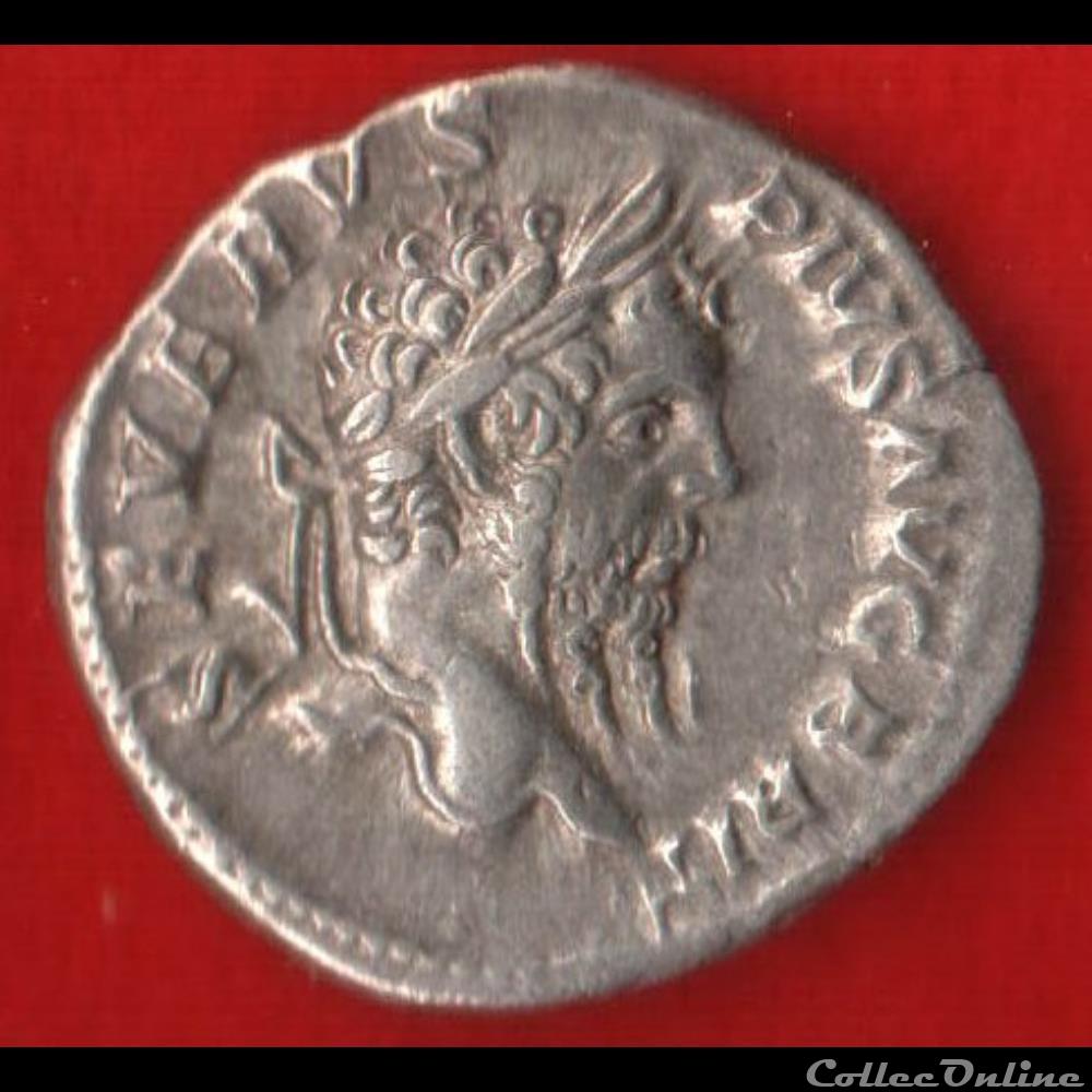 monnaies antiques romaines imperiales et republicaines denier de septime severe la victoire