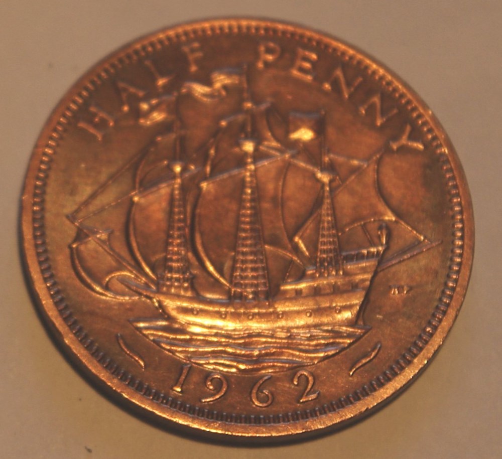 1/2 Penny - 1962 monnaies monde royaume uni 1 2 penny 1962
