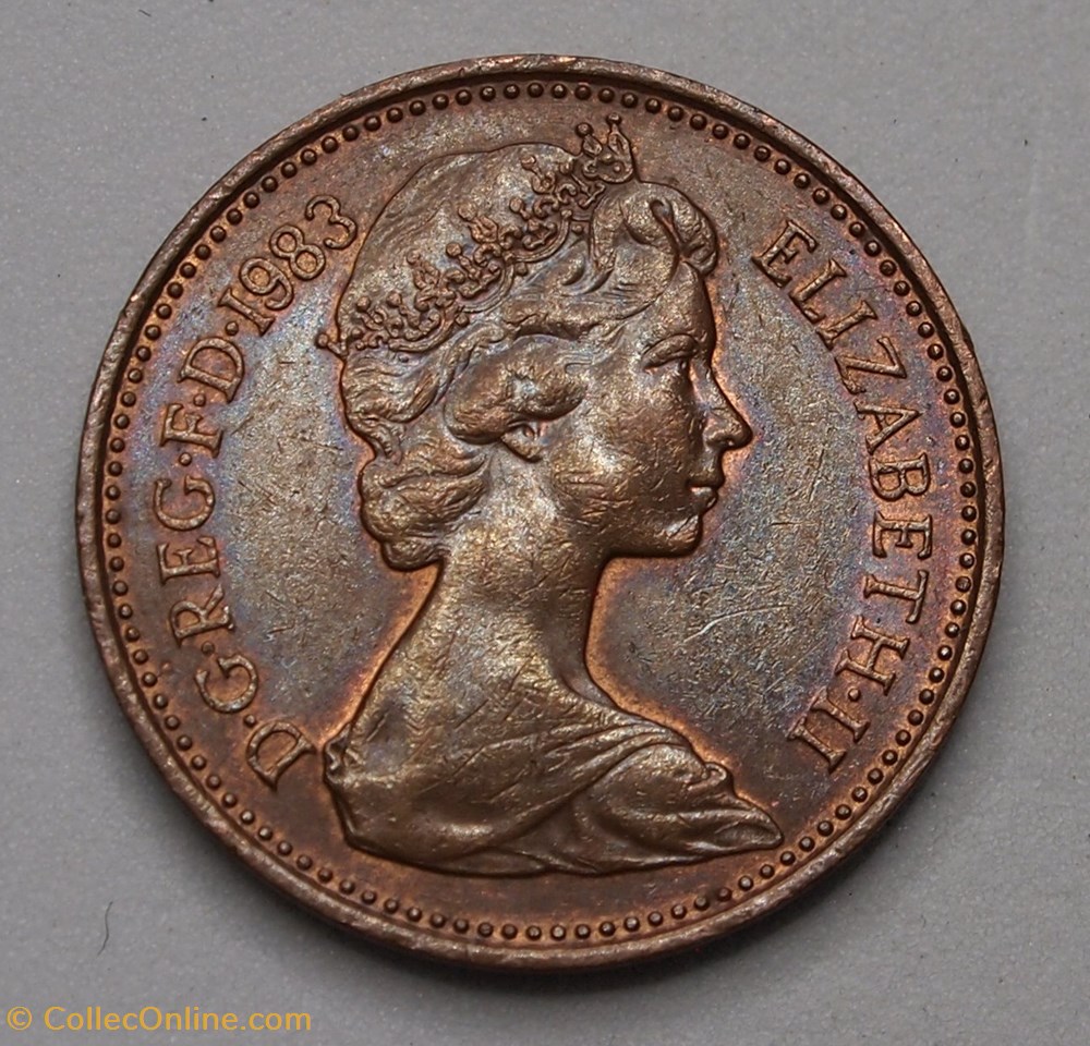 monnaies monde royaume uni 1 penny 1983