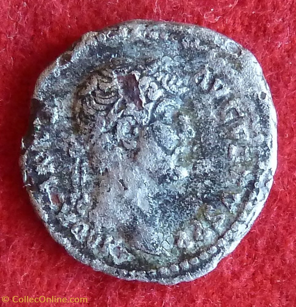 Denier d'Hadrien - La clémence monnaies antiques romaines imperiales et republicaines denier hadrien la clemence