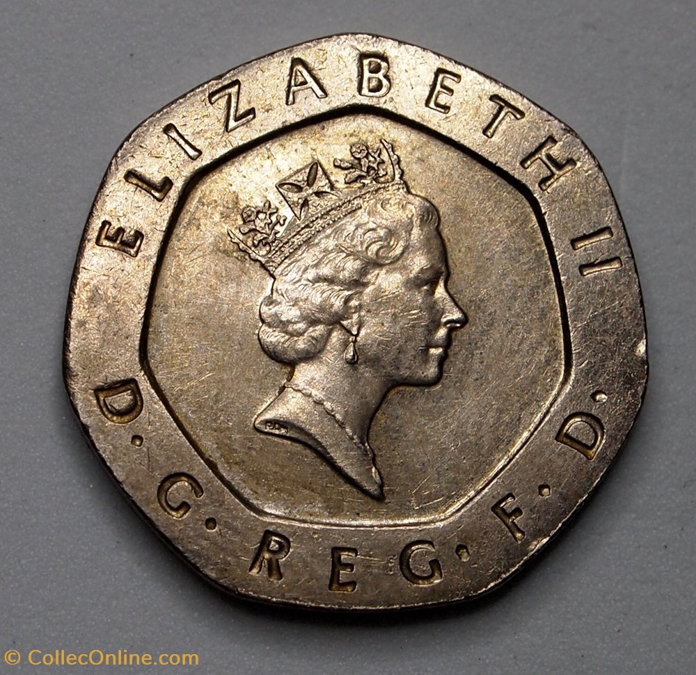 20 Pence - 1990 monnaies monde royaume uni 20 pence 1990