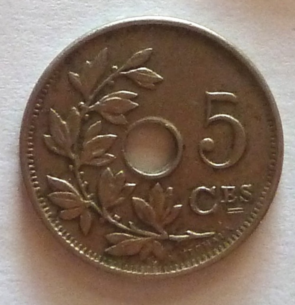5 Centimes - 1910 monnaies monde belgique 5 centimes 1910