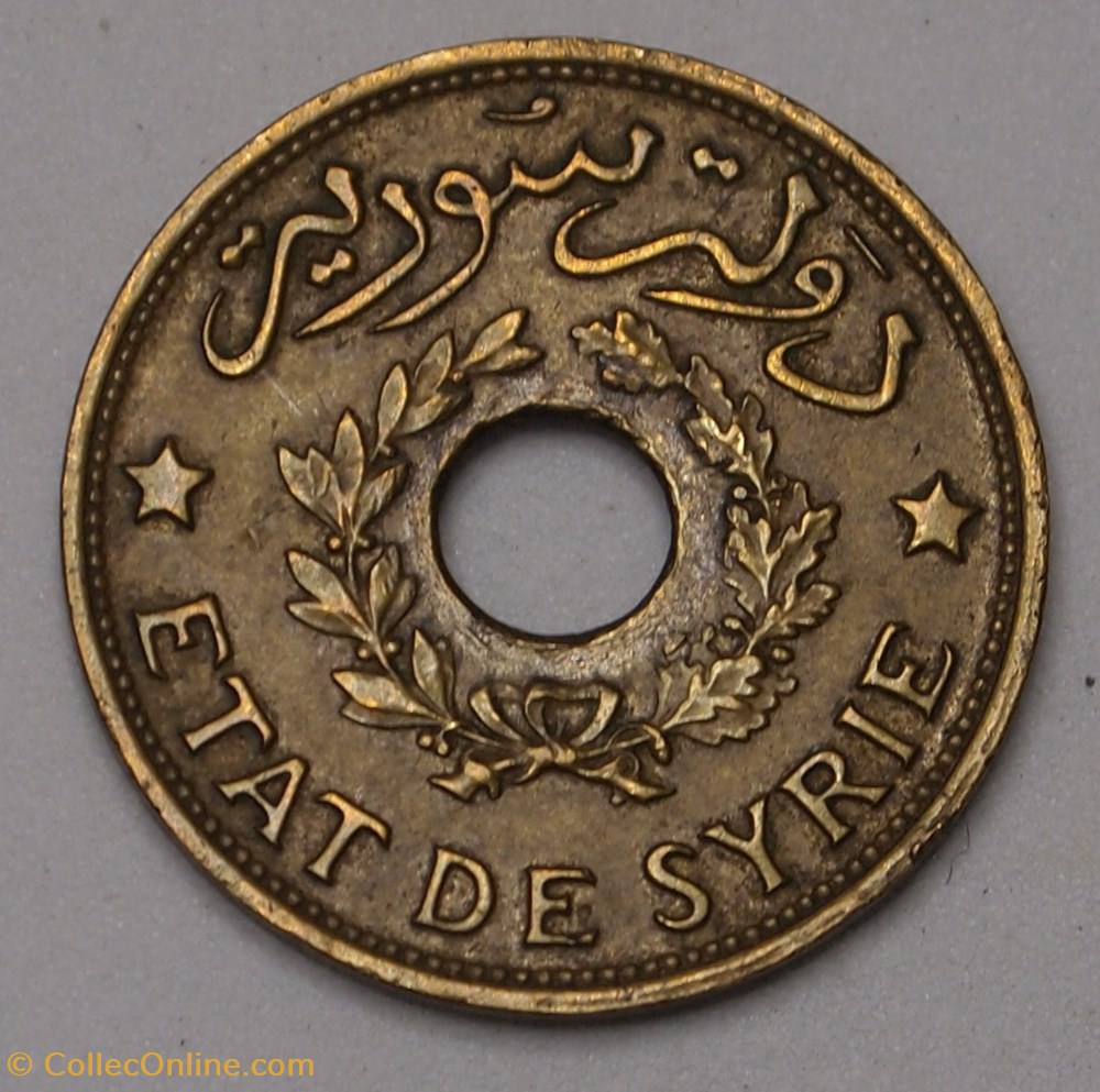 monnaies monde syrie 2 1 2 piastres 1940