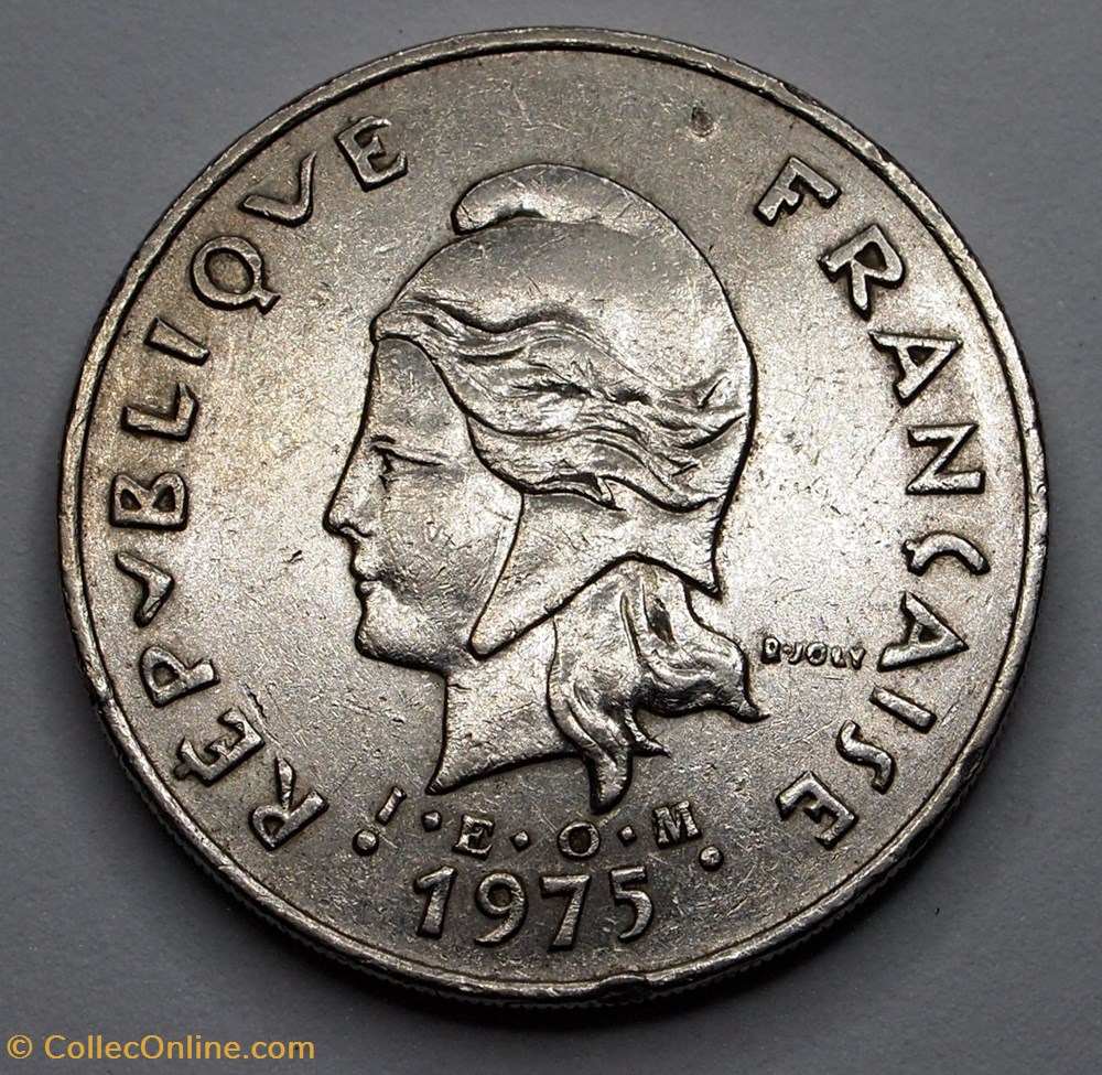 50 Francs - 1975 monnaie monde polynesie francaise 50 francs 1975