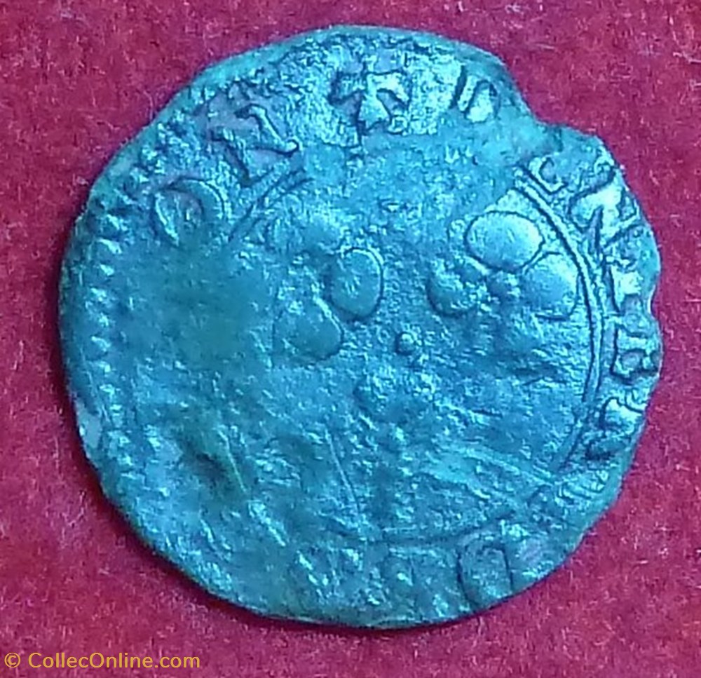 monnaies europe medievale a france feodales seigneurie de cugnon 1611 44 denier tournois