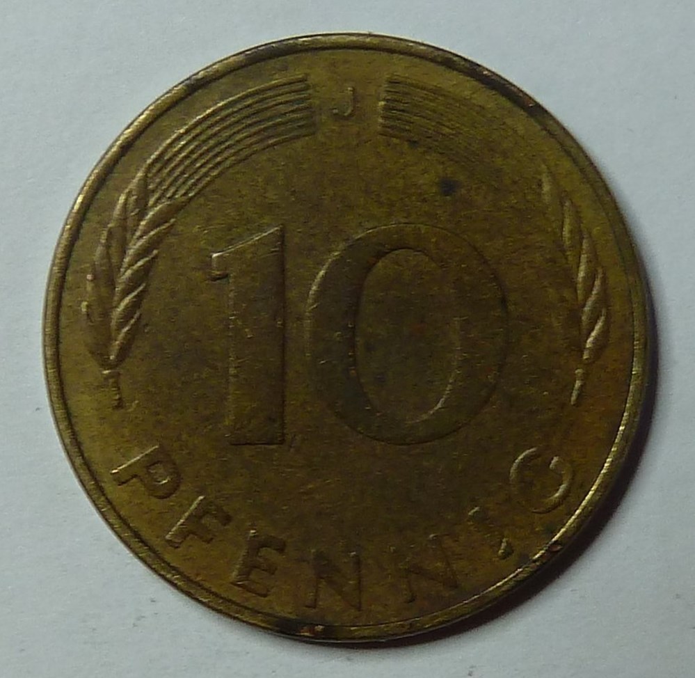 10 Pfennig - 1979 J monnaies monde allemagne 10 pfennig 1979 j