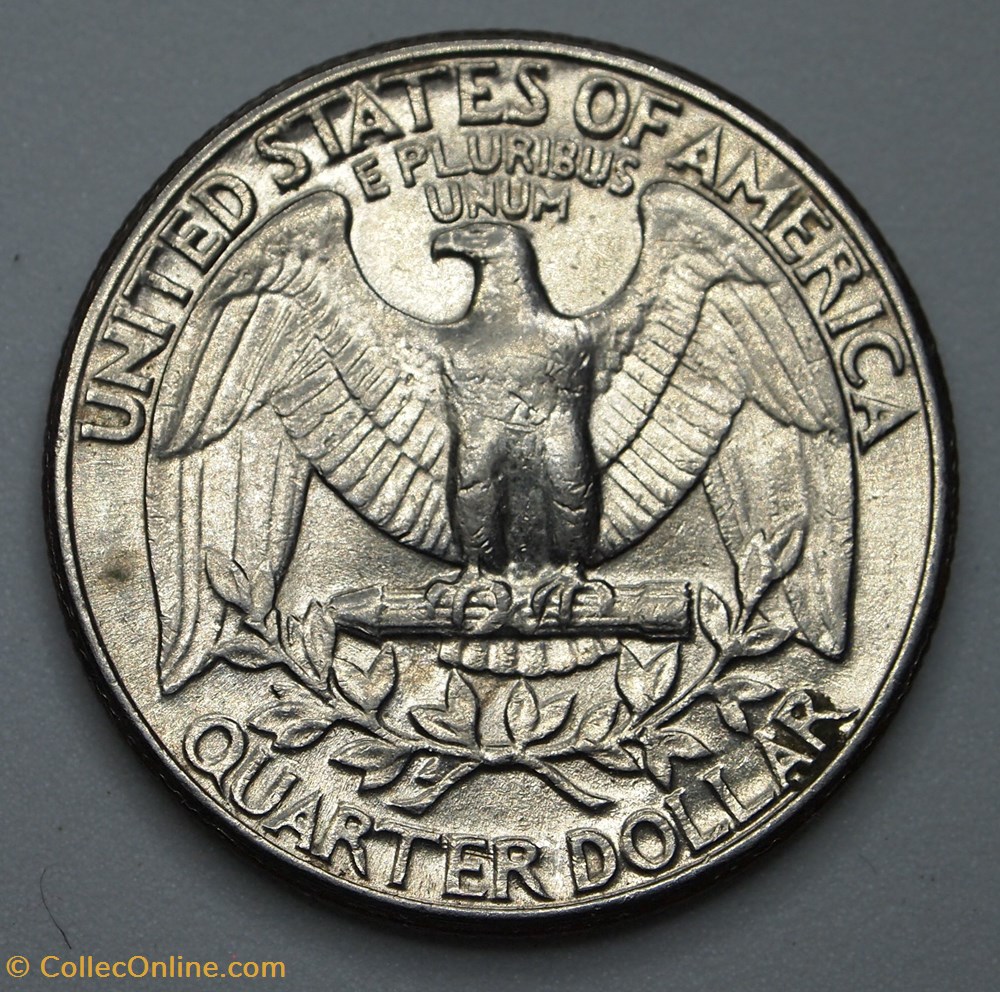 1/4 dollar ( 25 cents ) - 1981 D monnaie monde etat uni 1 4 dollar 25 cents 1981 d