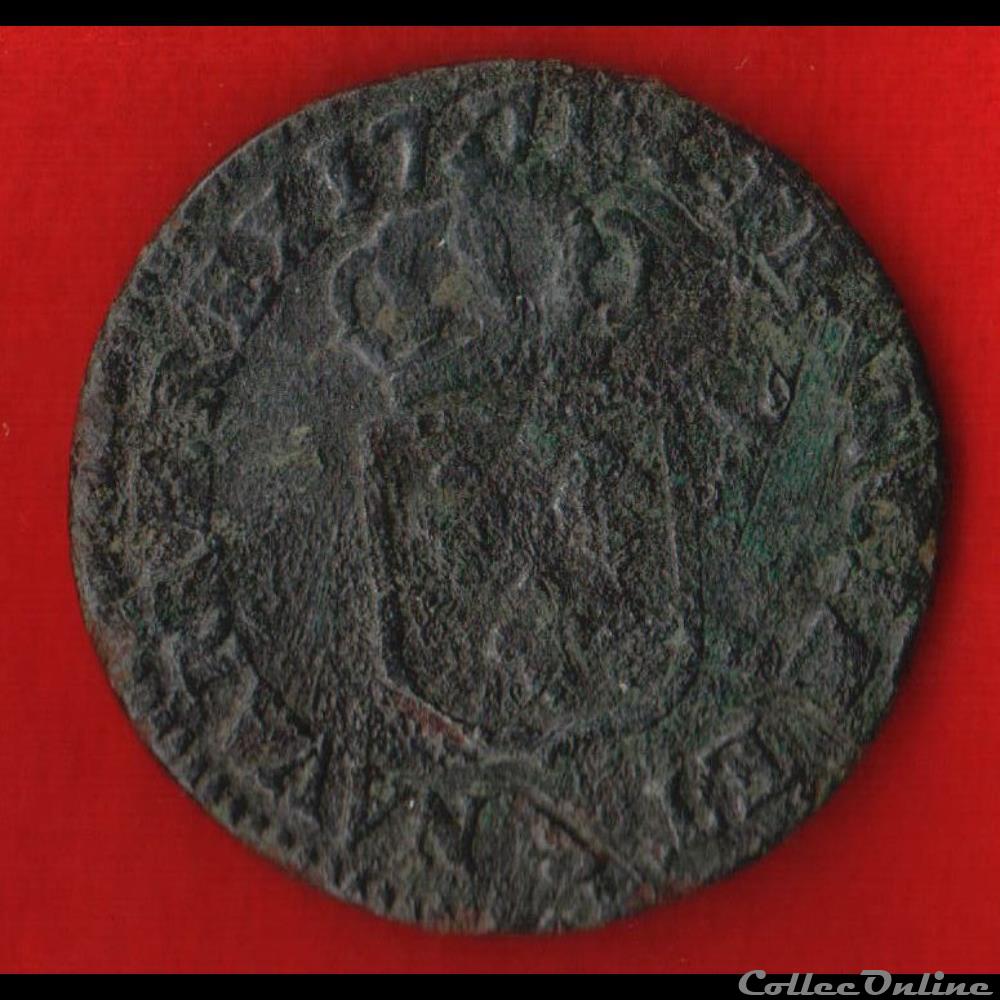 monnaies europe medievale a france royales sol 1771 rennes
