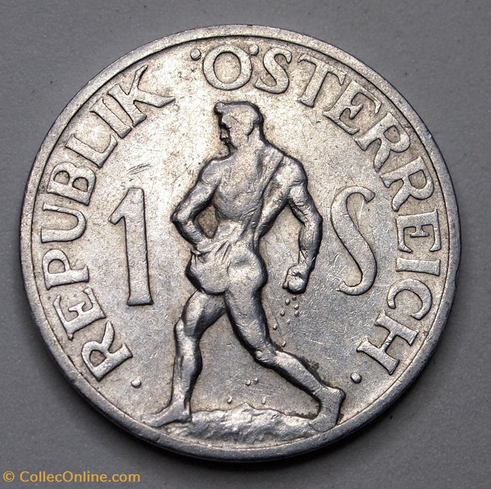 1 Schilling - 1947 monnaie monde autriche 1 schilling 1947