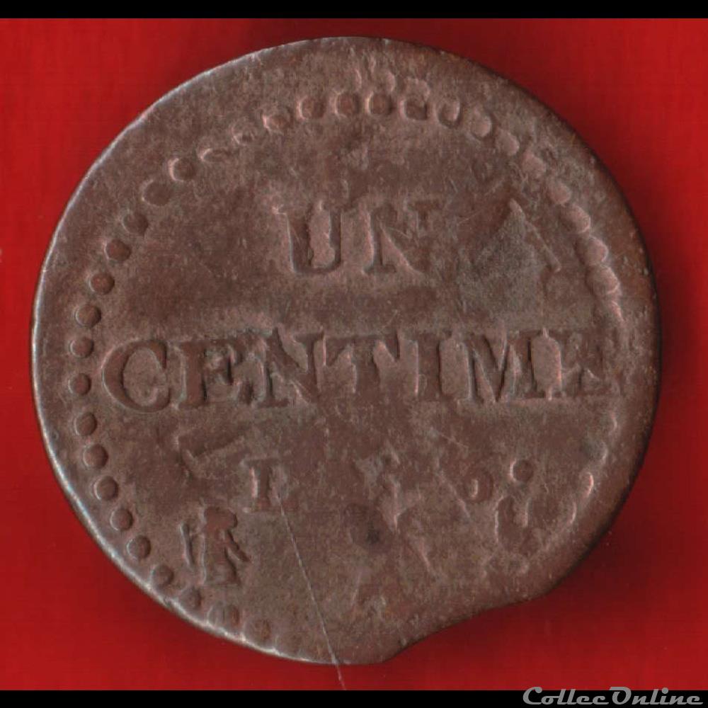 Consulat / Directoire - 1 centime Dupré - AN 6 - Paris monnaies monde france consulat directoire 1 centime dupre an 6 paris