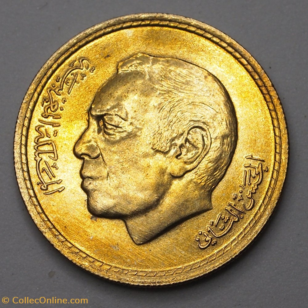 20 Santimat - 1974 monnaie monde maroc 20 santimat 1974