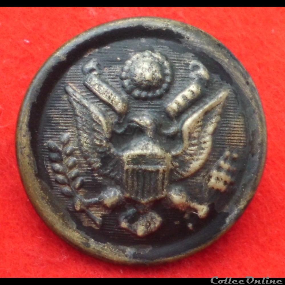 militaire infanterie bouton