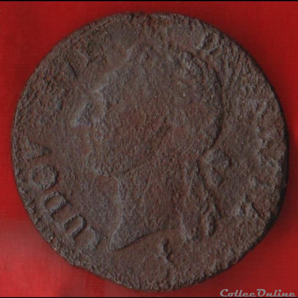 Demi-Sol - 1783 - monnaies europe medievale a france royales demi sol 1783
