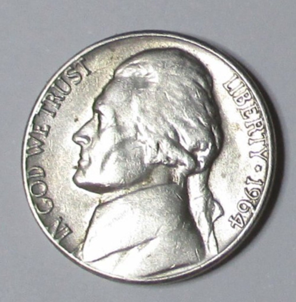 5 cents - 1964 D monnaies monde etats unis 5 cents 1964 d