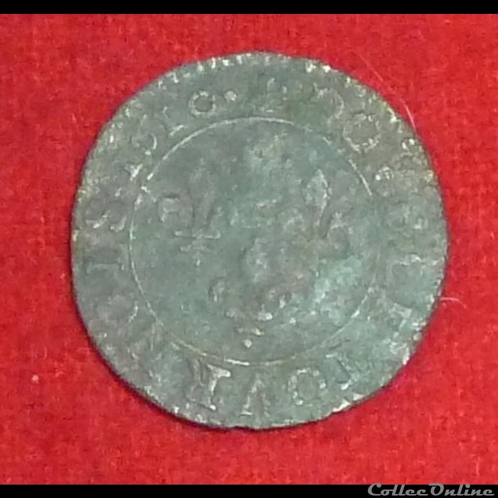 monnaies europe medievale france royales henri iv double tournois 1610 paris