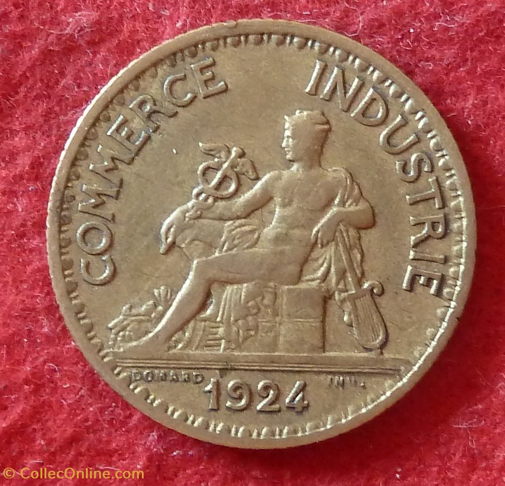 Chambres de Commerce - 1 Franc - 1924 monnaies monde france chambres de commerce 1 franc 1924