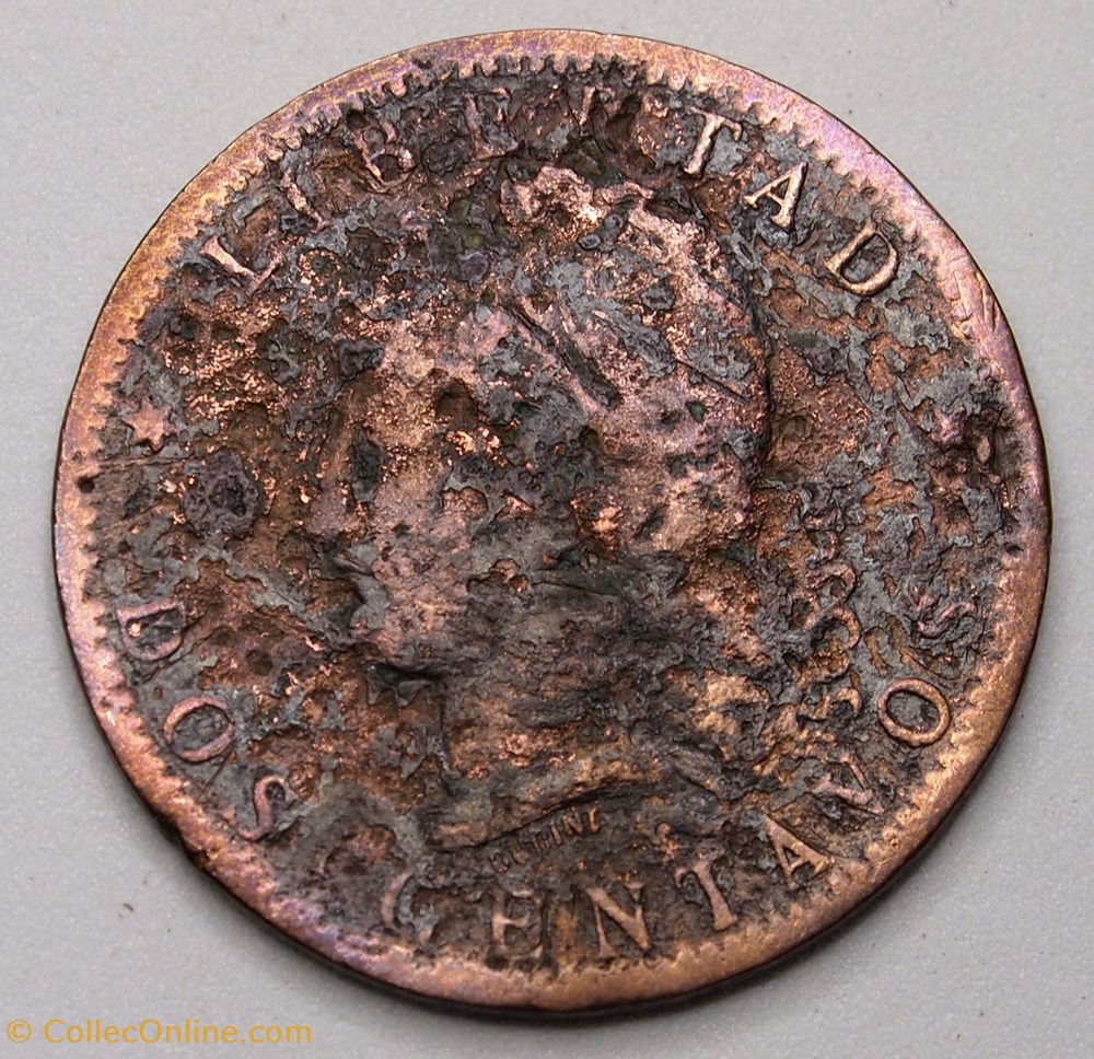2 Centavos - 1895 monnaies monde argentine 2 centavos 1895
