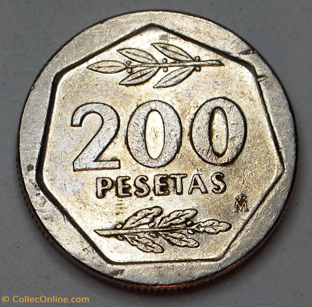200 Pesetas - 1987 monnaies monde espagne 200 pesetas 1987