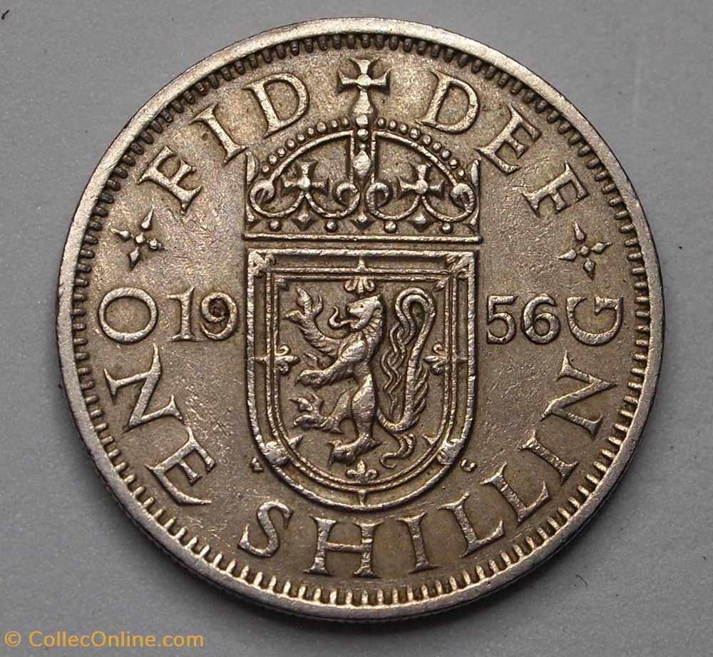 monnaies monde royaume uni 1 shilling 1956