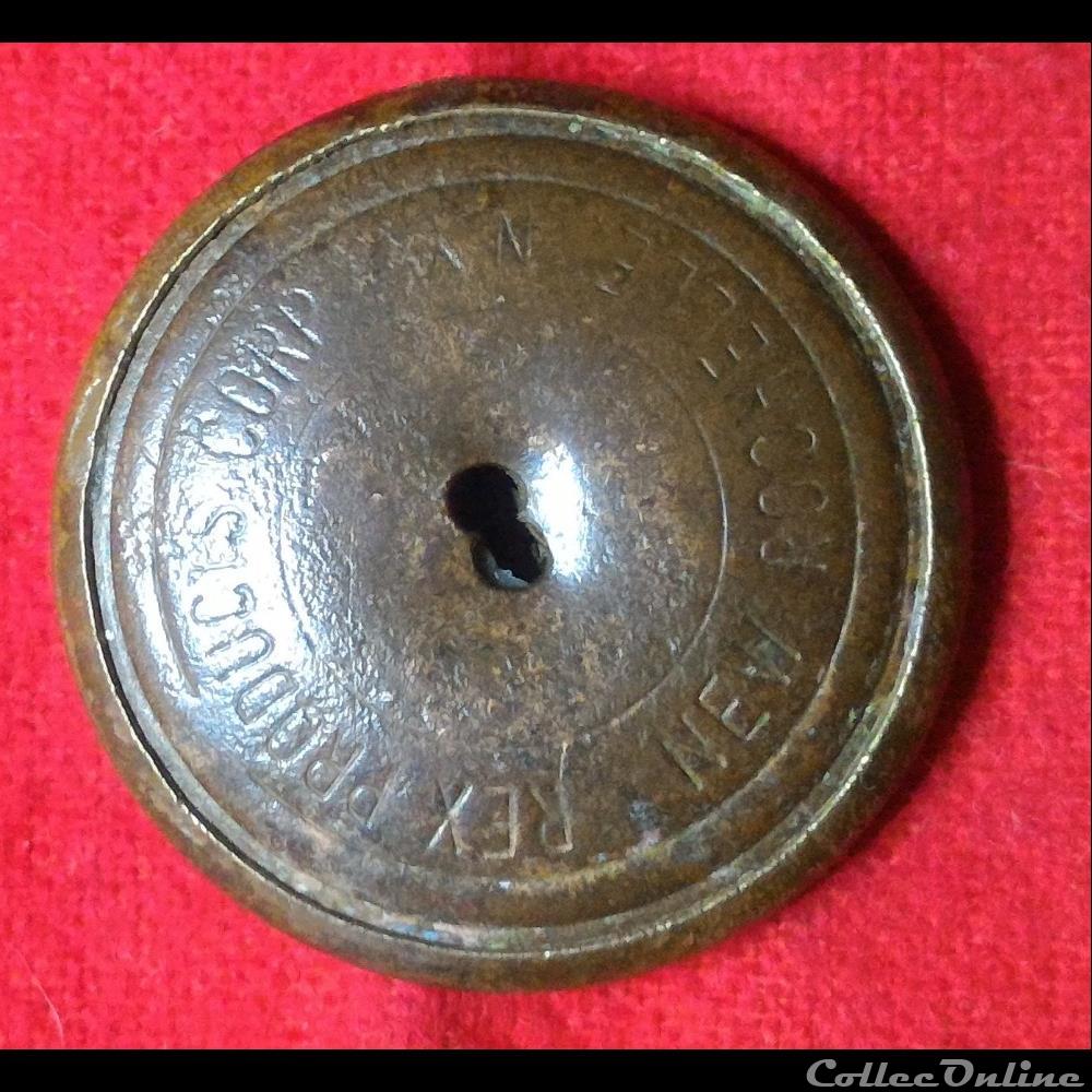 Bouton militaire infanterie bouton