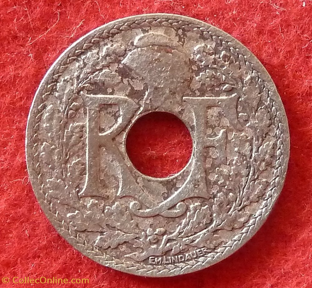 Lindauer - 10 Centimes - 1923 monnaies monde france lindauer 10 centimes 1923