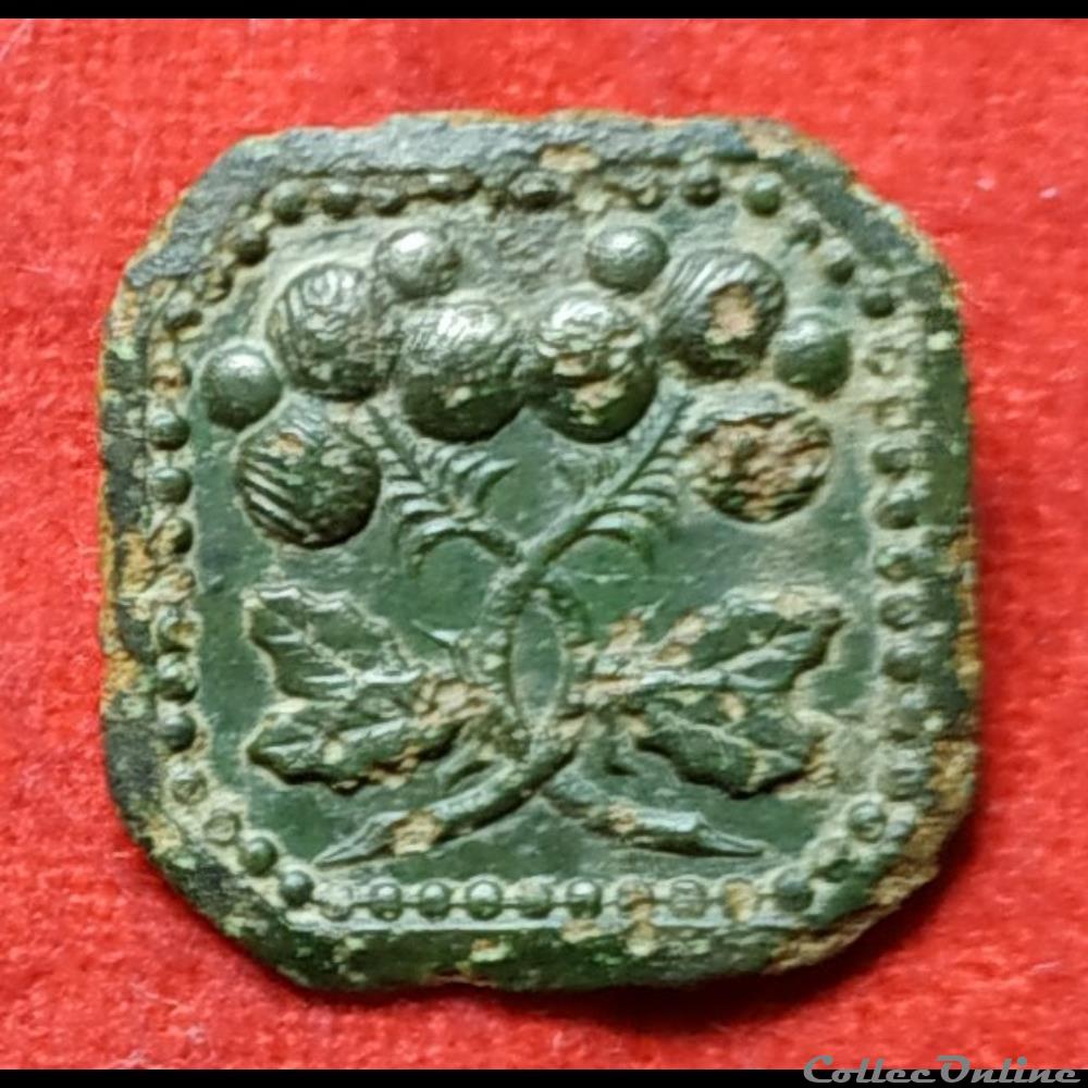 Civil - Bouton - Motif floral civil bouton motif floral