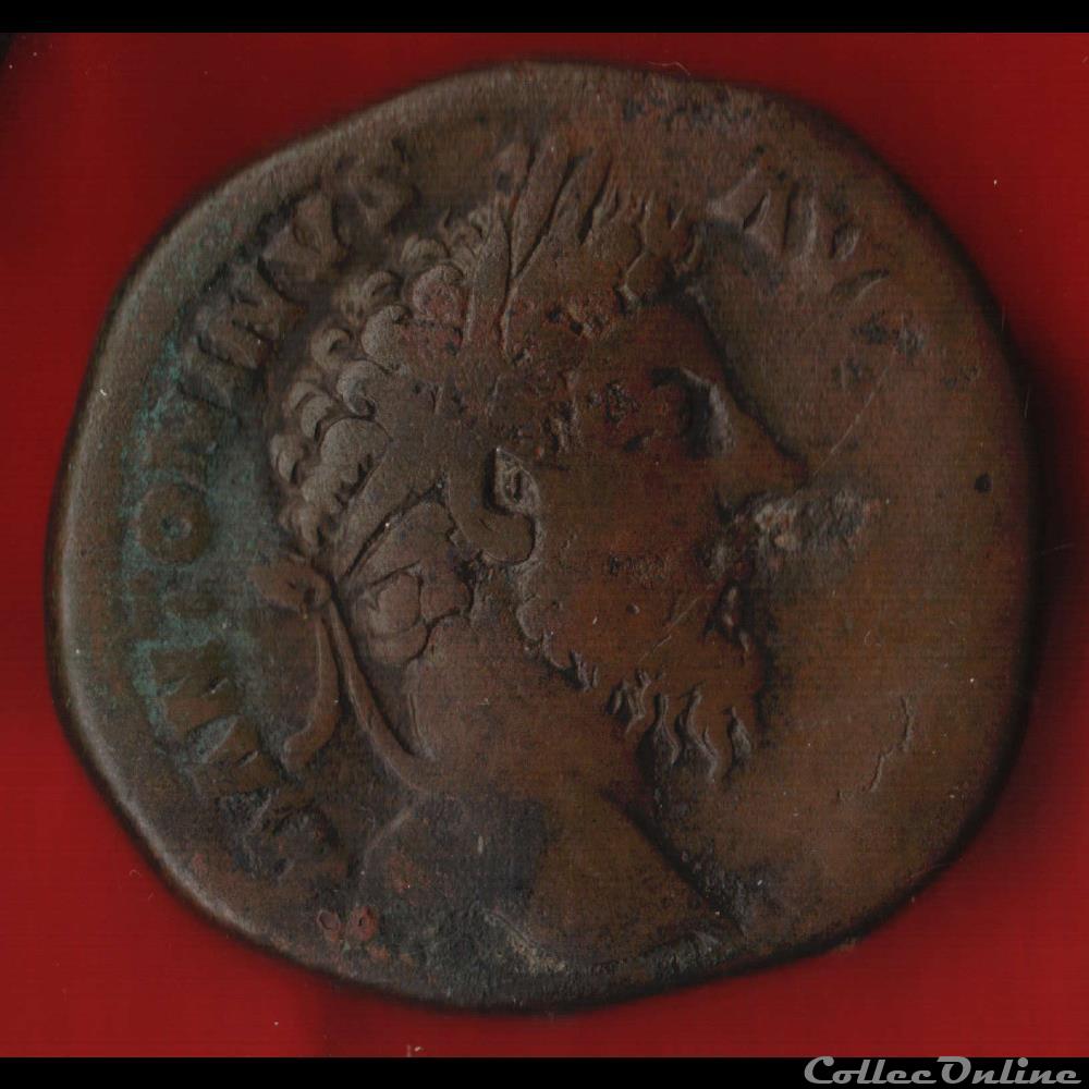 Marc Aurèle - Sesterce - Salut monnaies antiques romaines imperiales et republicaines marc aurele sesterce salut