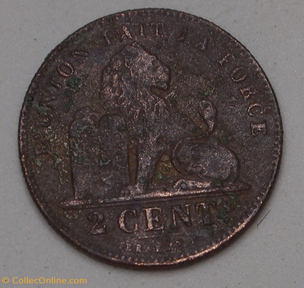 2 Centimes - 1912 monnaies monde belgique 2 centimes 1912