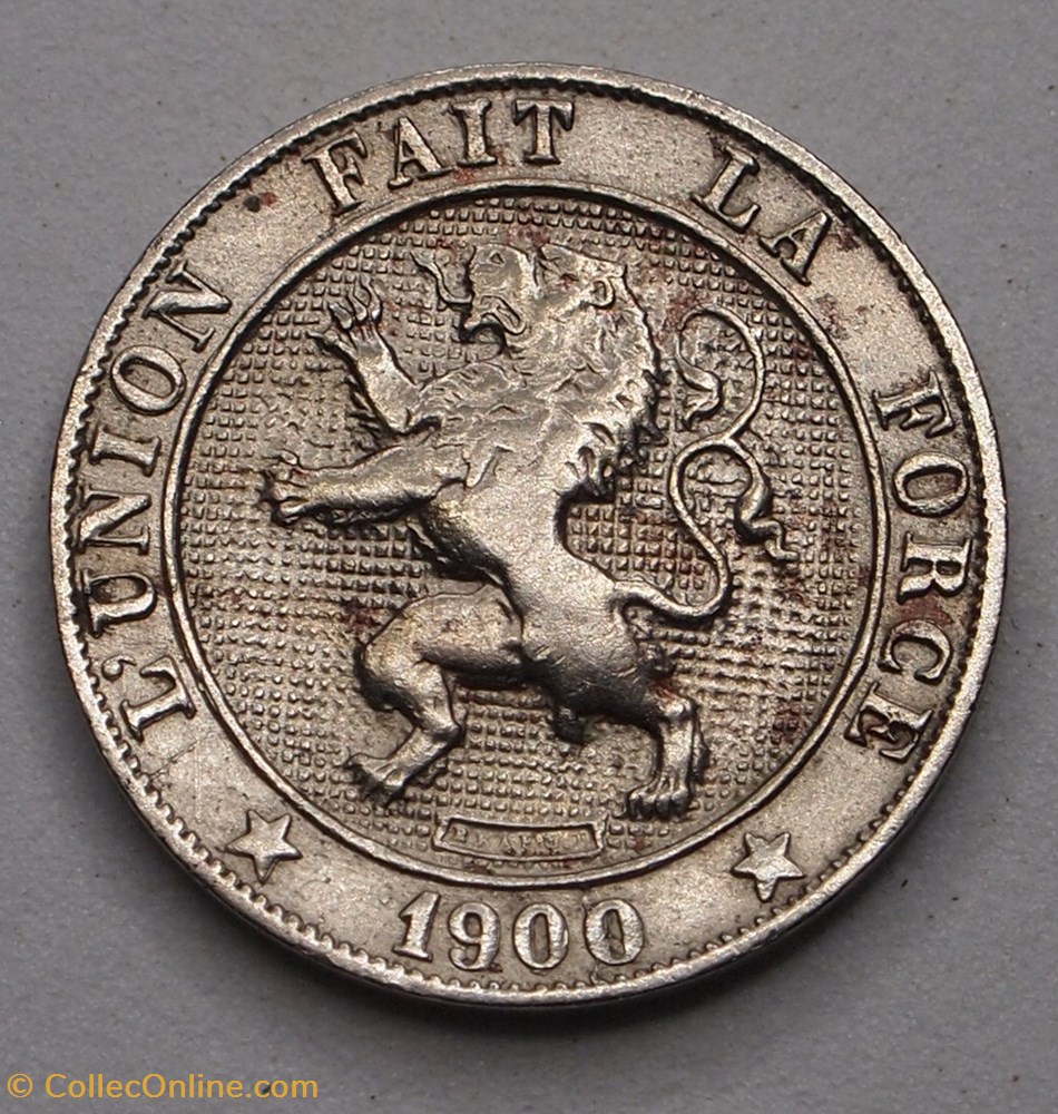 5 Centimes - 1900 monnaies monde belgique 5 centimes 1900