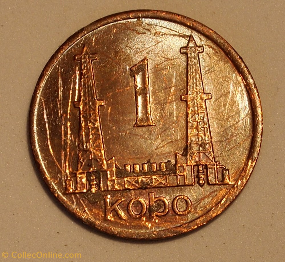1 Kobo - 1974 monnaies monde nigeria 1 kobo 1974