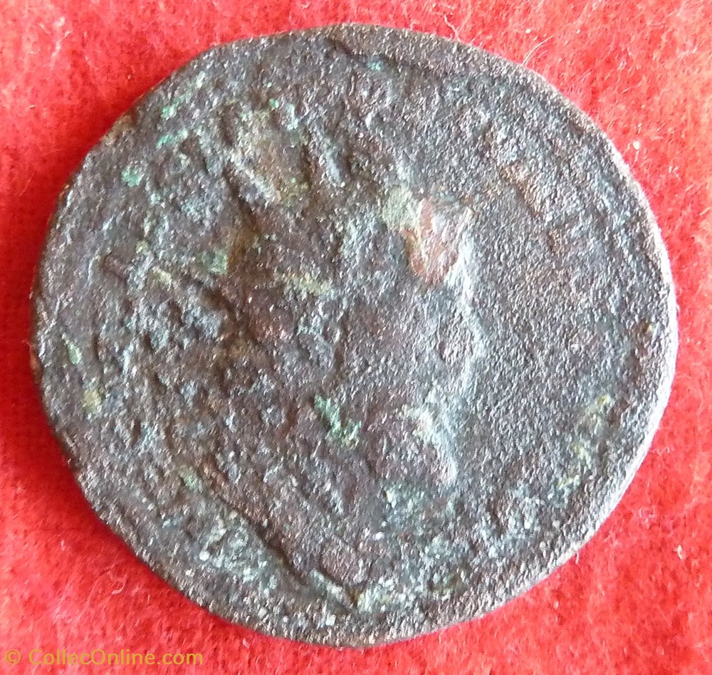 Postume - Double sesterce - La Fidélité monnaies antiques romaines imperiales et republicaines postume double sesterce la fidelite