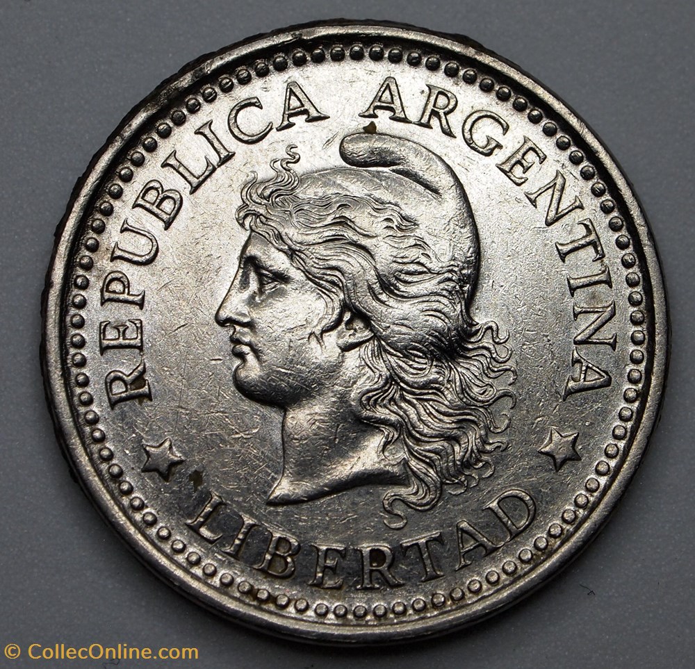 50 Centavos - 1958 monnaie monde argentine 50 centavos 1958