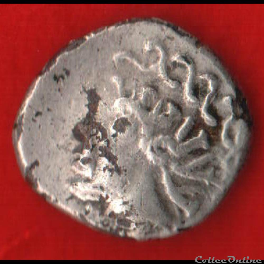 Tolosates - Drachme à la tête négroïde monnaies antiques celtes tolosates drachme a la tete negroide
