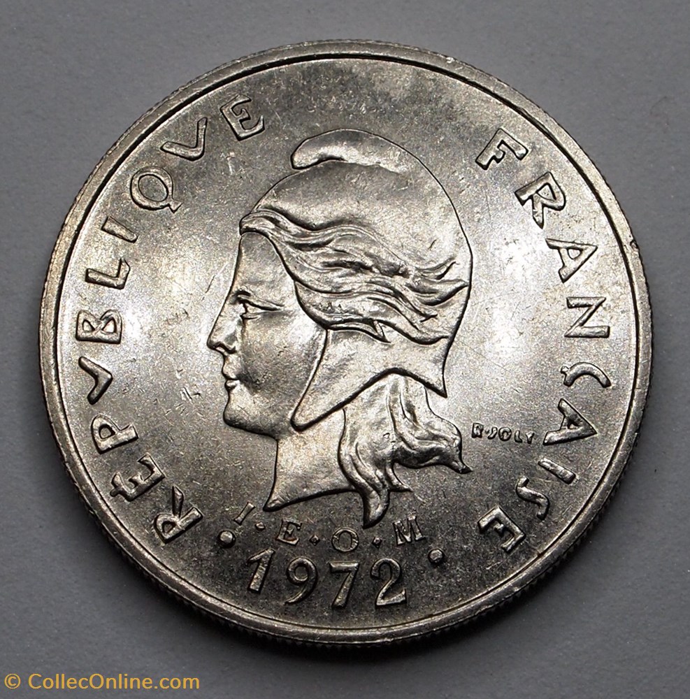 20 Francs - 1972 monnaie monde nouvelle caledonie 20 francs 1972