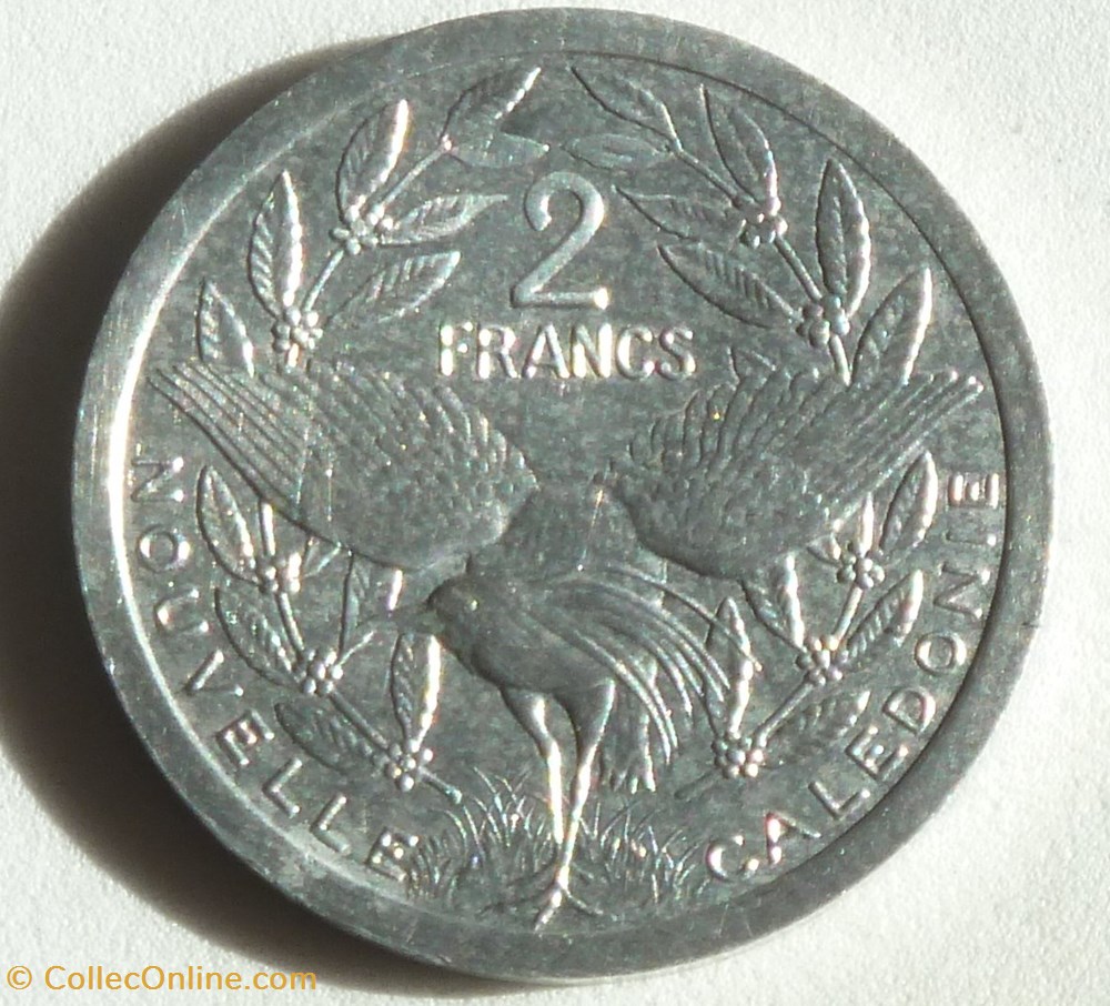 2 Francs - 1989 monnaies monde nouvelle caledonie 2 francs 1989