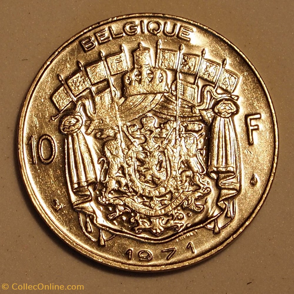 10 Francs - 1971 monnaies monde belgique 10 francs 1971