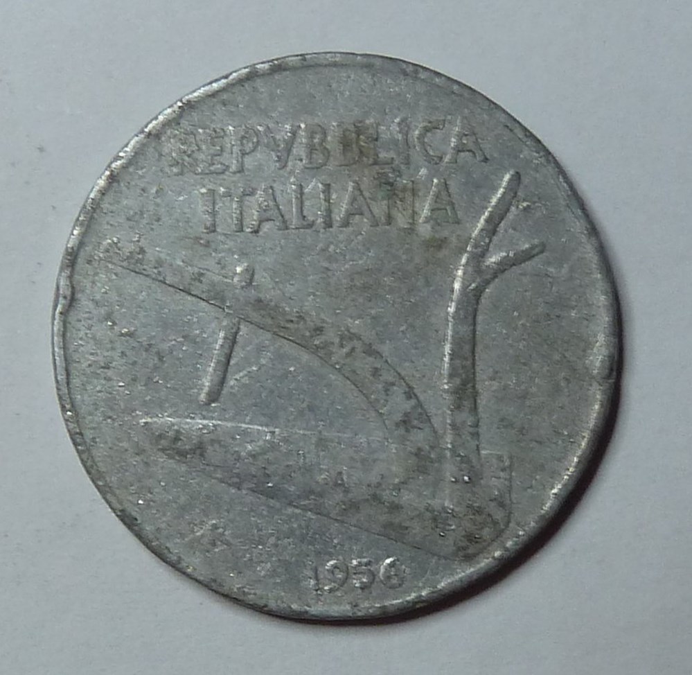 10 Lires - 1956 R monnaies monde italie 10 lires 1956 r