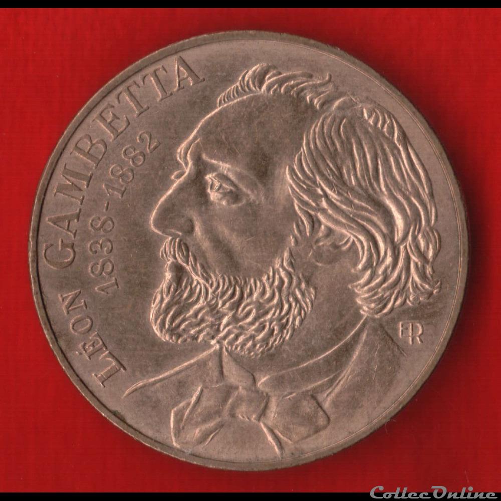 10 Francs - Gambetta - 1982 monnaies monde france 10 francs gambetta 1982