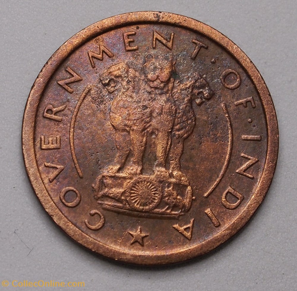 1 Pice - 1953 monnaie monde inde 1 pice 1953
