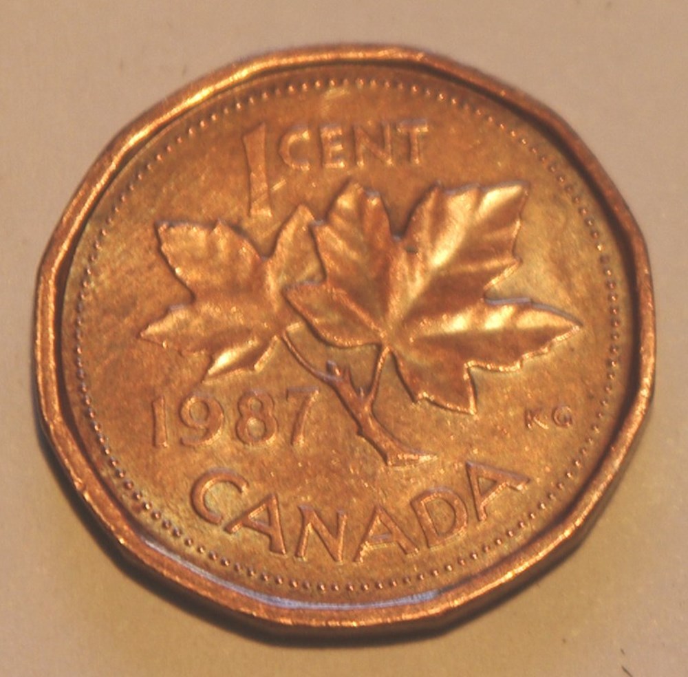 1 Cent - 1987 monnaies monde canada 1 cent 1987