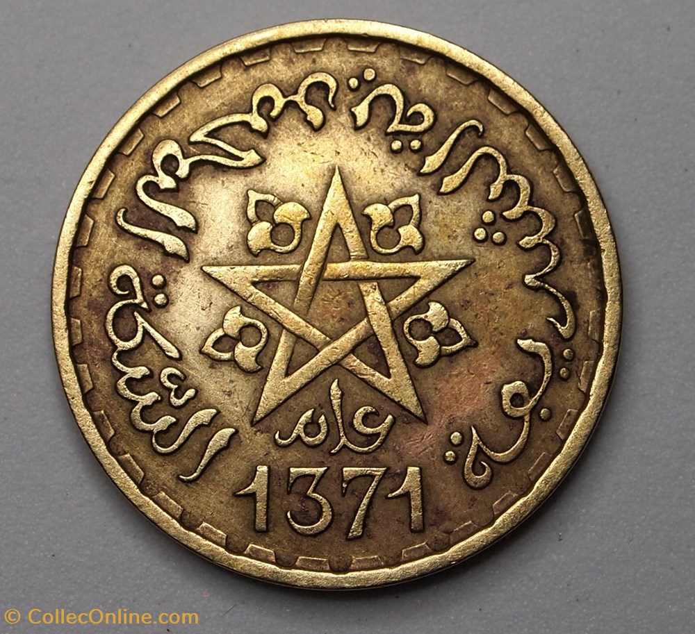 20 Francs - 1952 monnaie monde maroc 20 francs 1952