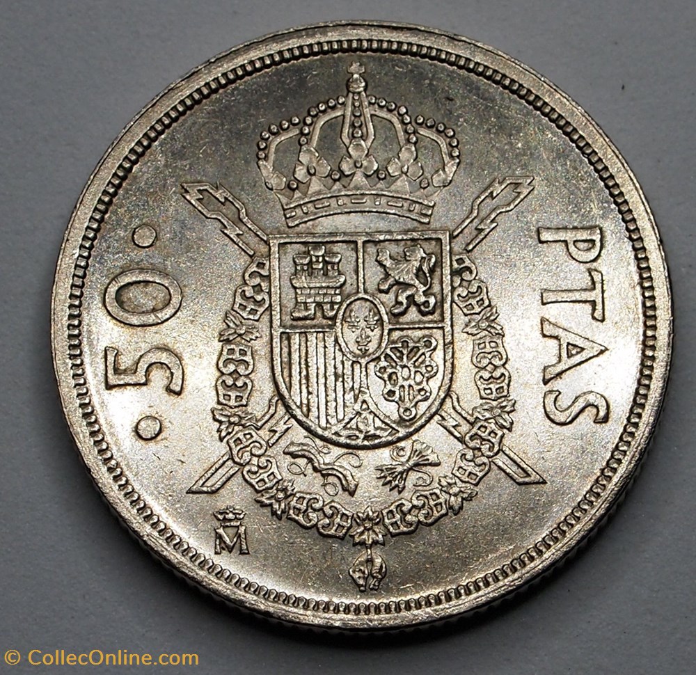 50 Pesetas - 1983 monnaies monde espagne 50 pesetas 1983