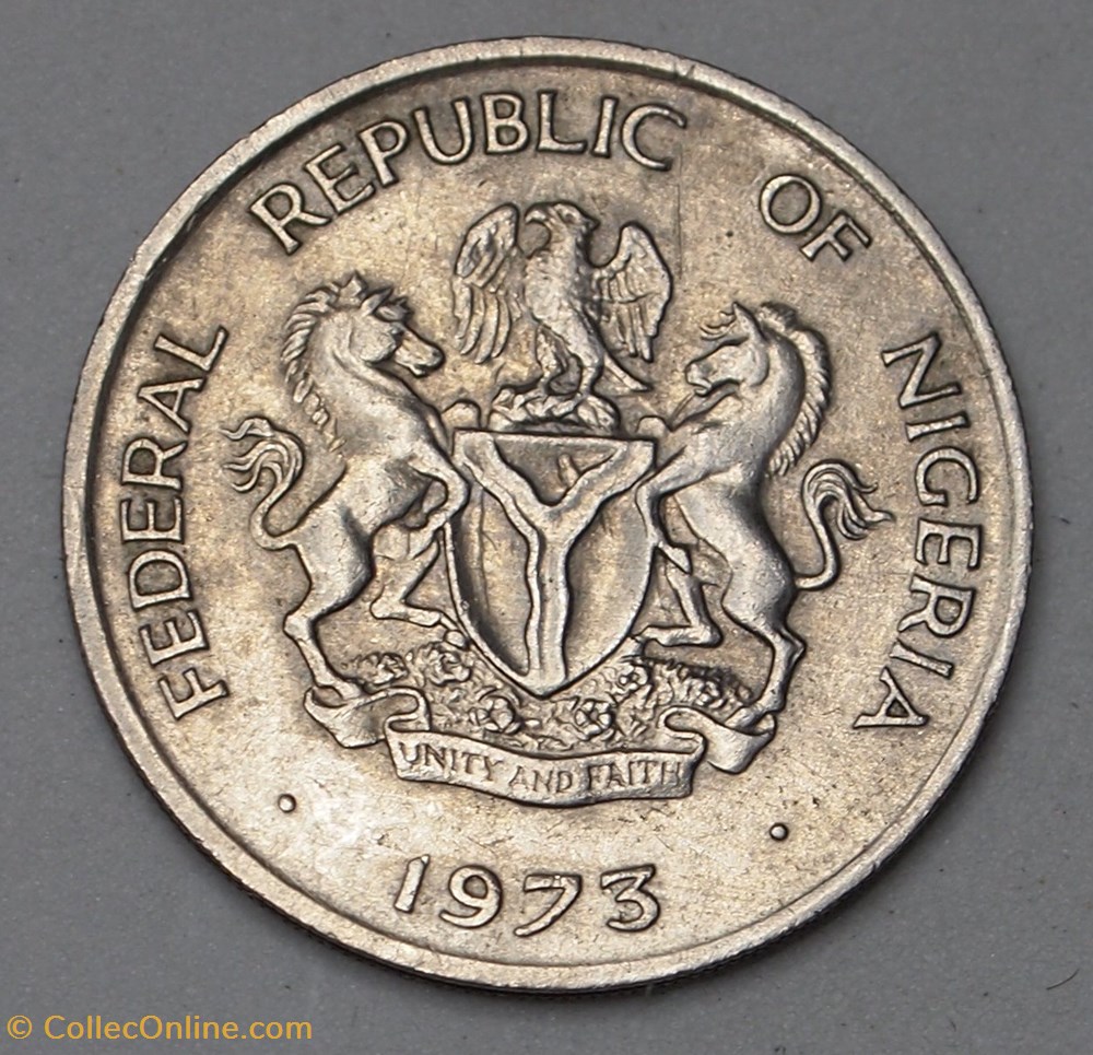 10 Kobo - 1973 monnaies monde nigeria 10 kobo 1973
