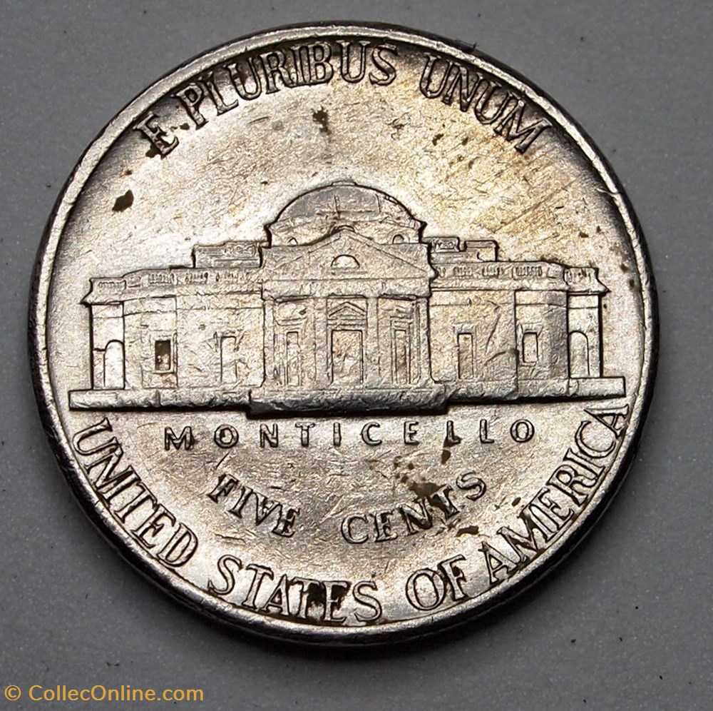 5 cents - 1977 D monnaie monde etat uni 5 cents 1977 d